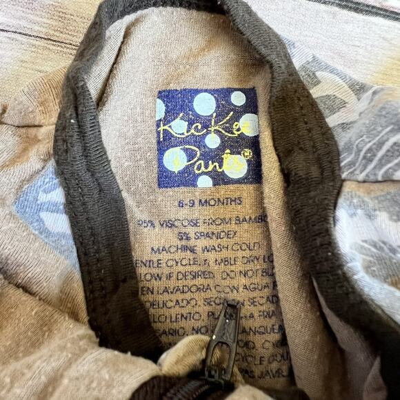 KicKee Pants Dinosaur Zipper Sleeper 6-9m - Picture 6 of 7